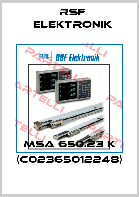 MSA 650.23 K (C02365012248) Rsf Elektronik