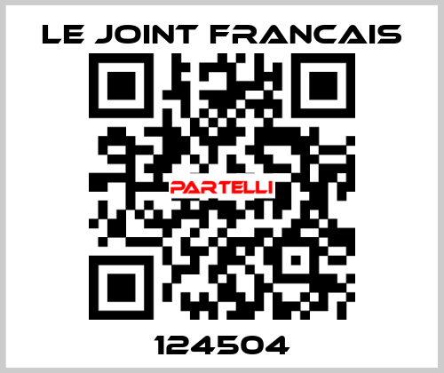 124504 LE JOINT FRANCAIS
