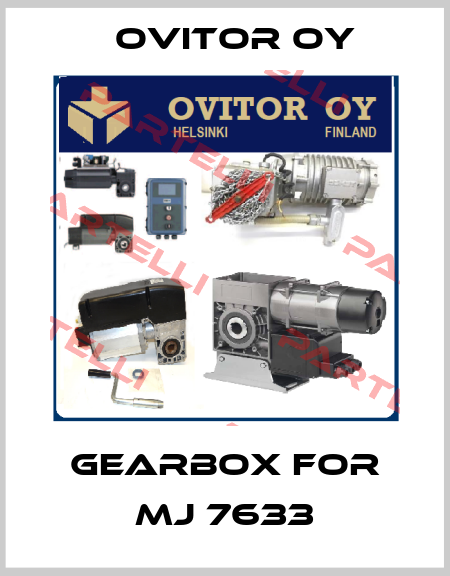 Gearbox for MJ 7633 Ovitor Oy