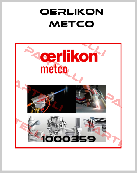 1000359 Oerlikon Metco
