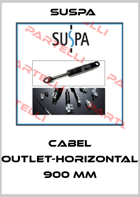 Cabel outlet-horizontal 900 mm Suspa