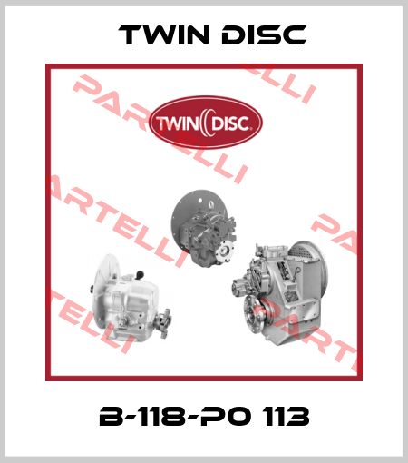 B-118-P0 113 Twin Disc