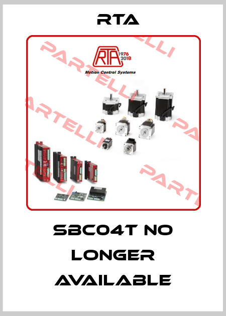 SBC04T no longer available RTA
