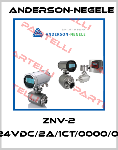 ZNV-2 /24VDC/2A/1CT/0000/00 Anderson-Negele