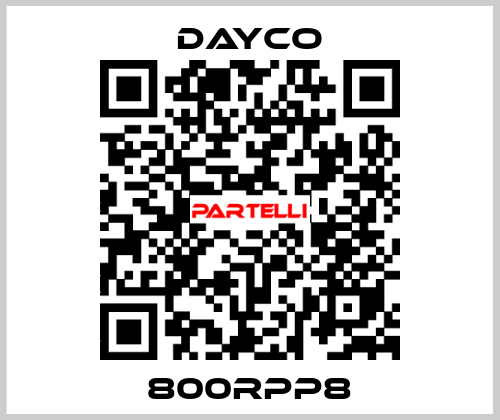 800RPP8 Dayco