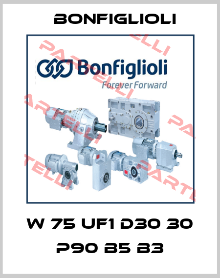 W 75 UF1 D30 30 P90 B5 B3 Bonfiglioli