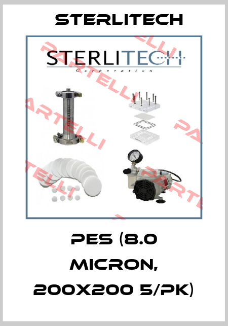 PES (8.0 Micron, 200x200 5/Pk) Sterlitech