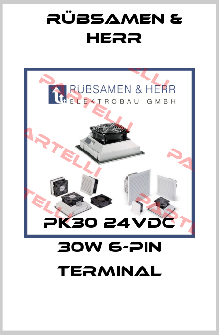 PK30 24VDC 30W 6-pin terminal Rübsamen & Herr