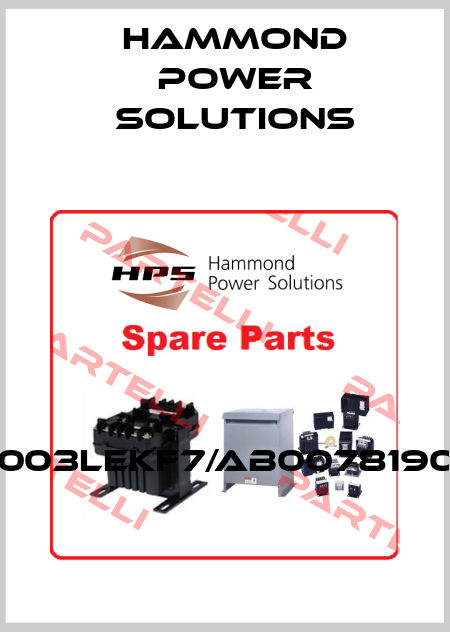 Q003LEKF7/AB00781908 Hammond Power Solutions