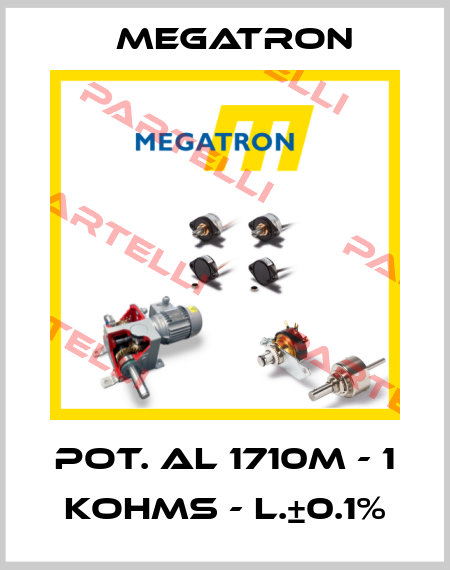 POT. AL 1710M - 1 KOHMS - L.±0.1% Megatron