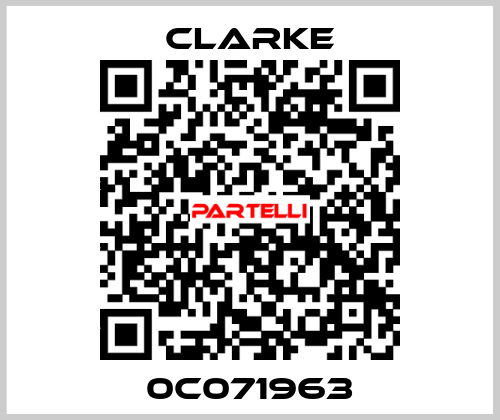 0C071963 Clarke