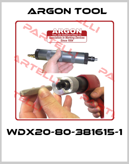 WDX20-80-381615-1  Argon Tool