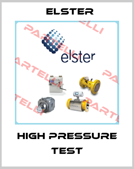 high pressure test Elster