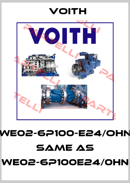 WE02-6P100-E24/OHN same as WE02-6P100E24/0HN Hartmann-Lammle