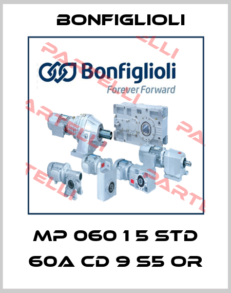MP 060 1 5 STD 60A CD 9 S5 OR Bonfiglioli