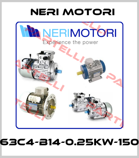 T63C4-B14-0.25kW-1500 Neri Motori