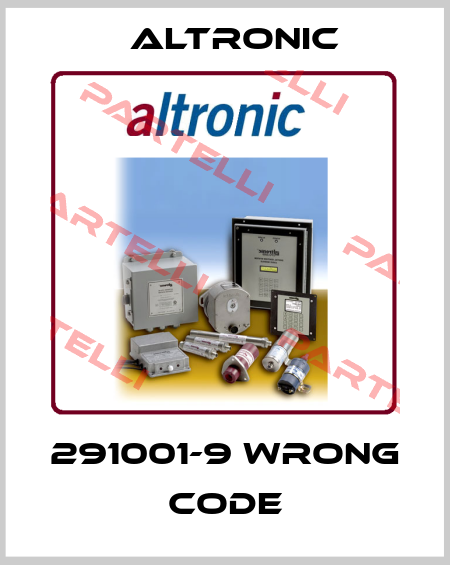 291001-9 wrong code Altronic