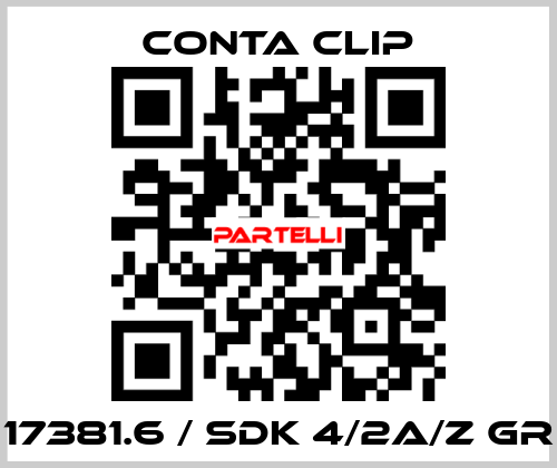 17381.6 / SDK 4/2A/Z GR Conta Clip