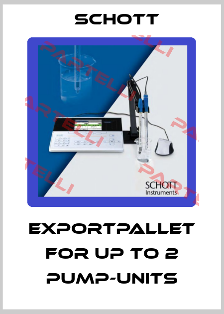 Exportpallet for up to 2 pump-units Schott