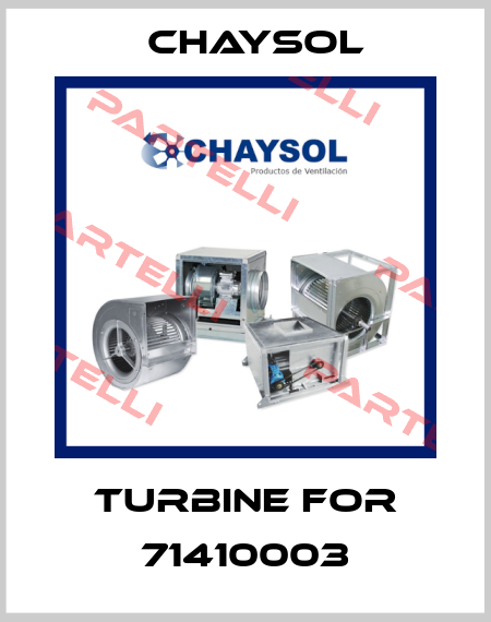 turbine for 71410003 Chaysol