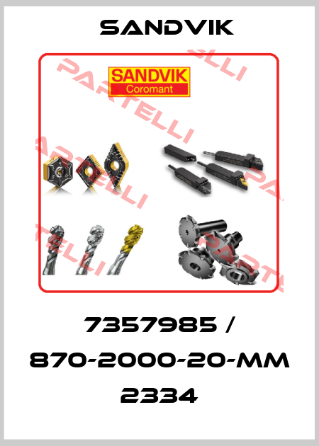 7357985 / 870-2000-20-MM 2334 Sandvik