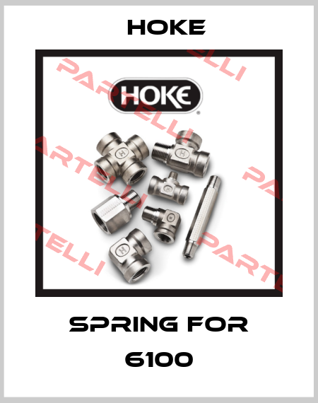 spring for 6100 Hoke