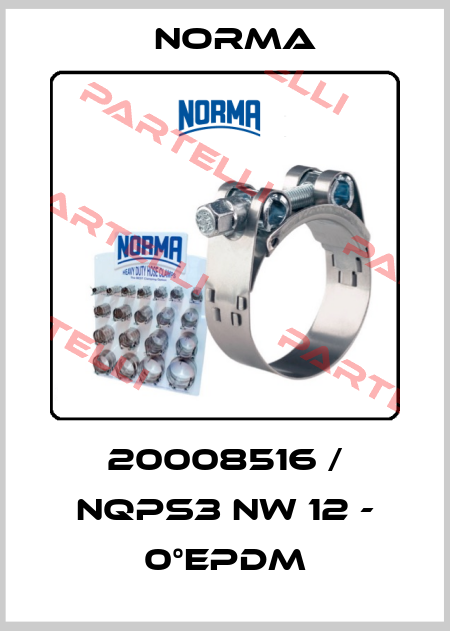 20008516 / NQPS3 NW 12 - 0°EPDM Norma