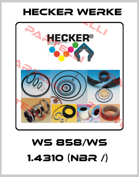 WS 858/WS 1.4310 (NBR /)  Hecker Werke