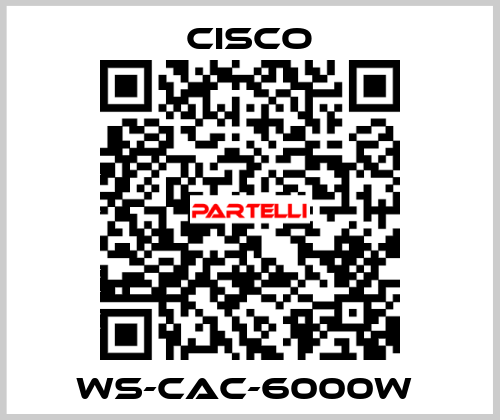 WS-CAC-6000W  Cisco