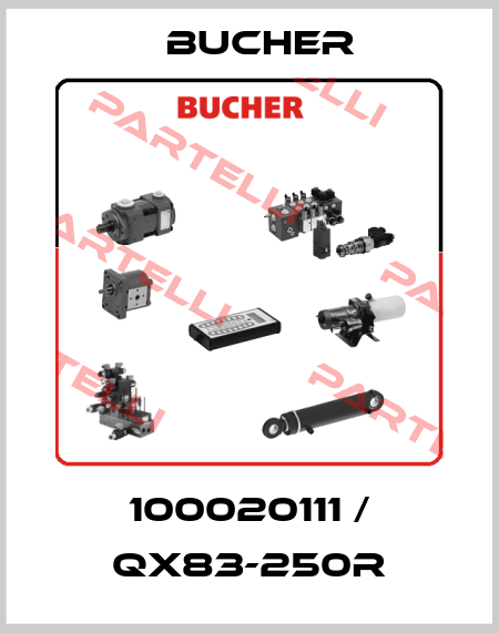 100020111 / QX83-250R Bucher