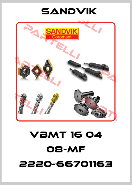 VBMT 16 04 08-MF 2220-66701163 Sandvik