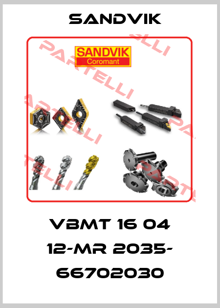 VBMT 16 04 12-MR 2035- 66702030 Sandvik