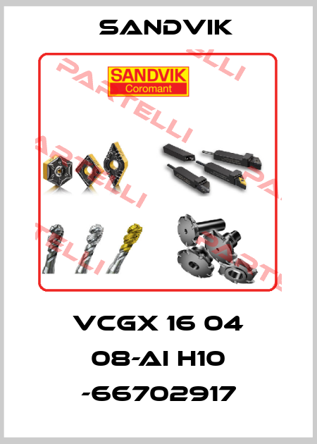 VCGX 16 04 08-AI H10 -66702917 Sandvik