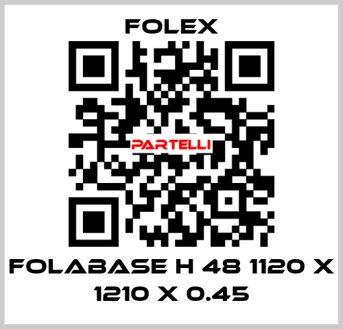 Folabase H 48 1120 x 1210 x 0.45 Folex