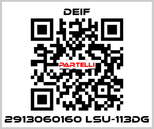 2913060160 LSU-113DG Deif