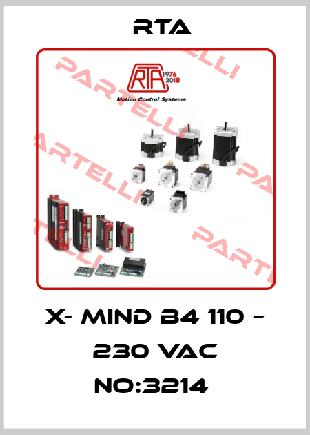 X- MIND B4 110 – 230 VAC NO:3214  Rta Pavia