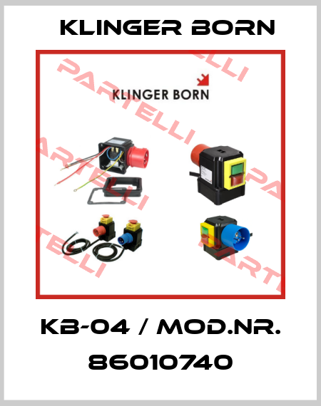 KB-04 / Mod.Nr. 86010740 Klinger Born