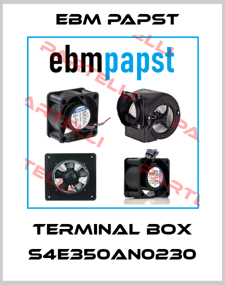 Terminal box S4E350AN0230 EBM Papst