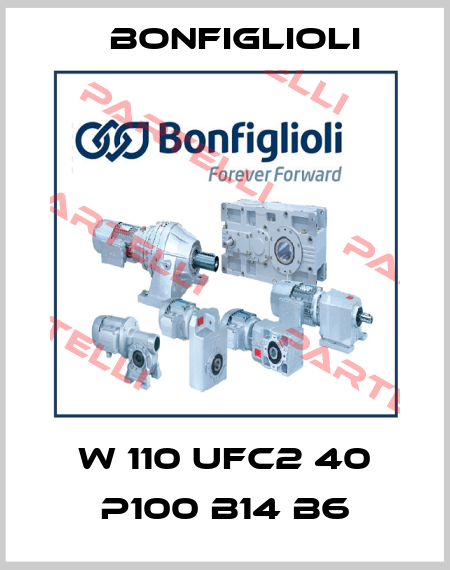 W 110 UFC2 40 P100 B14 B6 Bonfiglioli