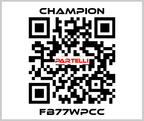 FB77WPCC Champion