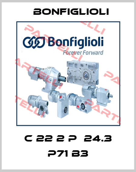 C 22 2 P  24.3 P71 B3 Bonfiglioli