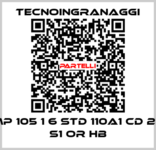 MP 105 1 6 STD 110A1 CD 24 S1 OR HB TECNOINGRANAGGI