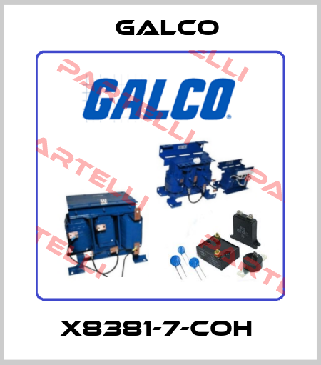 X8381-7-COH  Galco