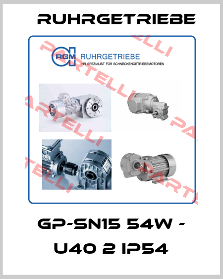 GP-SN15 54W - U40 2 IP54 Ruhrgetriebe