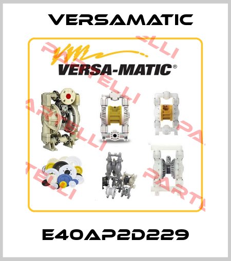 E40AP2D229 VersaMatic