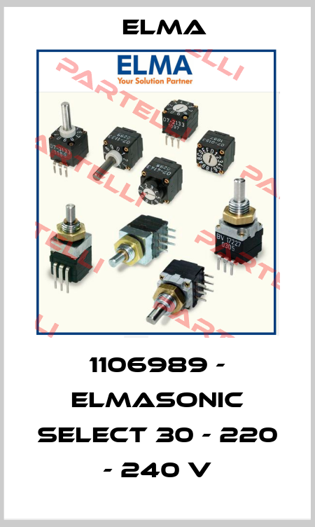 1106989 - Elmasonic Select 30 - 220 - 240 V Elma