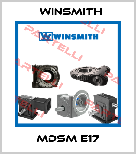 MDSM E17 Winsmith