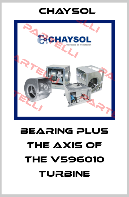 bearing plus the axis of the V596010 turbine Chaysol