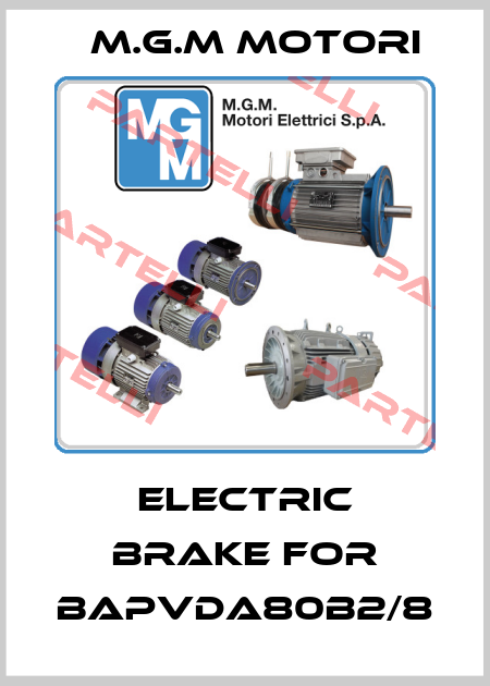 Electric brake for BAPVDA80B2/8 M.G.M MOTORI