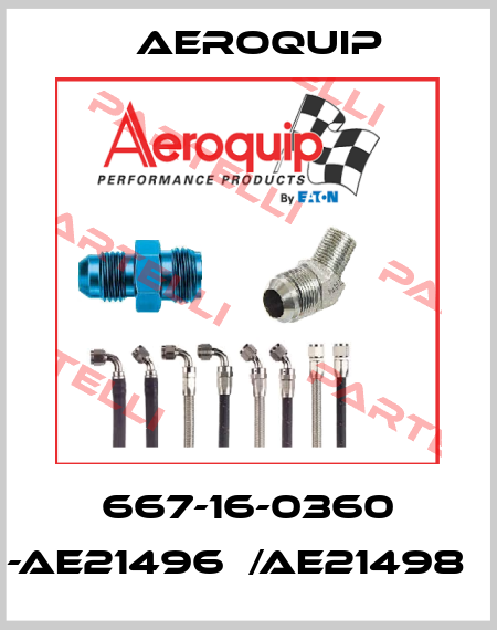667-16-0360 -AE21496Ｍ/AE21498Ｍ Aeroquip